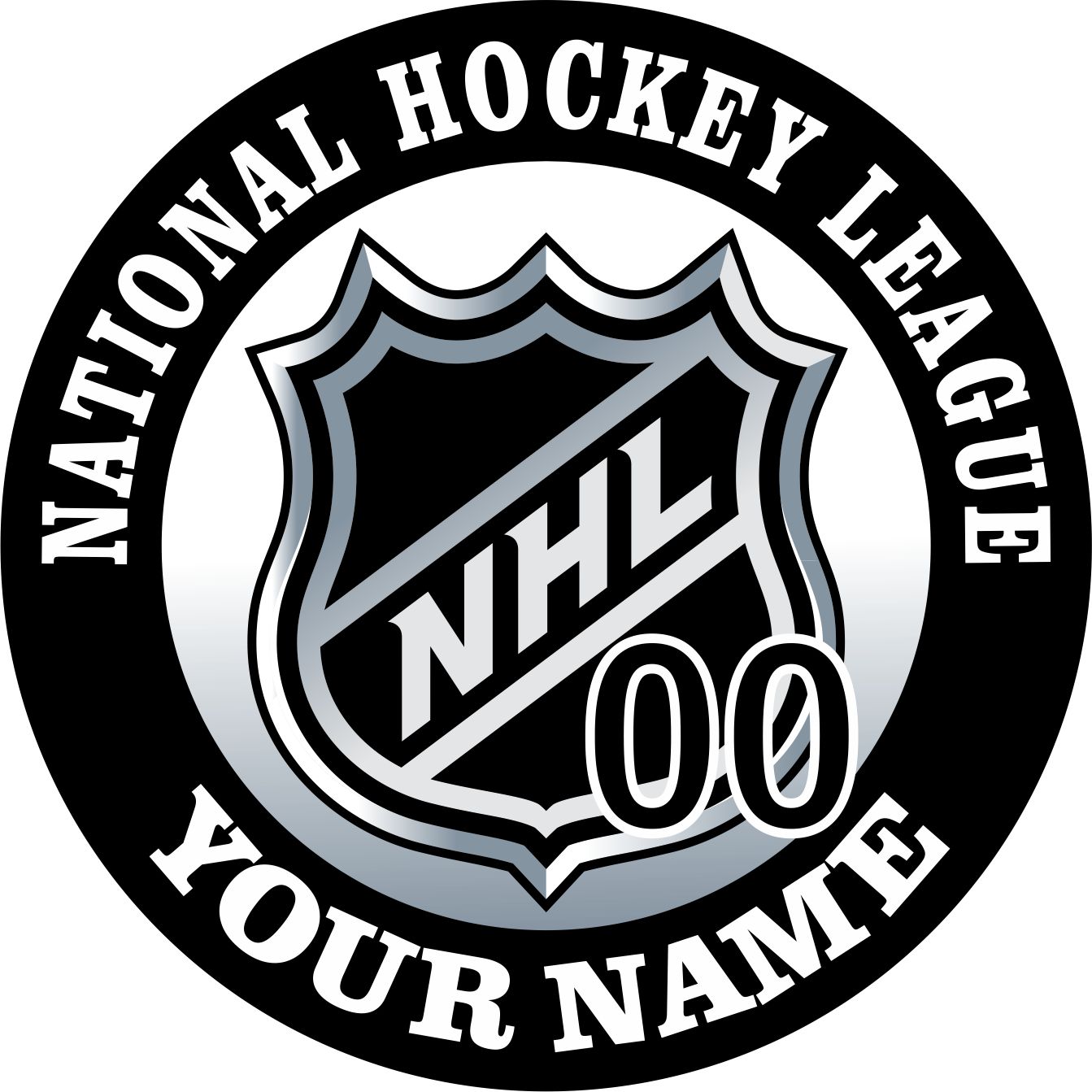 National Hockey League Customized Logo iron on paper